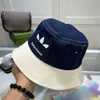 designer new 23ss color splicing designer Bucket hat lovers stessa estate vacanza all'aperto data protezione solare lettere casquette cappelli da uomo