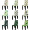 Chair Covers Cartoon Cactus Print Removable Cover High Back Anti-dirty Protector Home Gaming Office Bean Bag Chairs