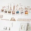 Creative Family Photo Frame World trip Wall Sticker Home Decor per soggiorno Decorazione camera da letto Decalcomanie Poster Adesivi fai da te