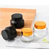 Storage Bottles Cosmetic Jar 15g-50g Face Cream Glass Bottle Mini Container Empty Nail Glue Travel Makeup