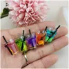 Charms Handmade Resin Fruit Drink Beverage Pendant 3D Lemon Bottle Charm For Diy Jewelry Accessories Pen Decor Craft Drop Delivery Smt5G