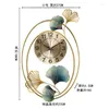 Relógios de parede Relógio de estilo chinês Luxo criativo Mecanismo digital de metal silencioso Reloj De Pared Decoração de casa 60