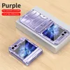 Fashion Designed for Samsung Galaxy Z Flip 5 Phone Cover Electroplating Full Protective Phone Case Shell Capa