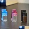 Smoking Pipes Accessory Acrylic Glass Snuff Rocket Snorter Spoon Pill Box Container Wax Jar Easy To Carry Drop Delivery Home Garden Dhwnk