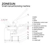 ZONESUN Foliedruk Machine Warmte Persmachine Professionele Gouden Lederen Logo Reliëf Stempel Machine Folie Printer