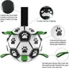 Ballon Chien Jouets Interactive Pet Football Jouets avec Grab Tabs Chien Entraînement En Plein Air Soccer Pet Bite Balles À Mâcher pour Chien accessoires 230613