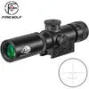 SS2 4x21 AO Kompakt jaktluftgevär SCOPE Taktisk optisk sikt Glas etsade retikel Riflescopes med flip öppna linskapslar