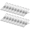 Clips de fil d'acier inoxydable crochet pinces à linge crochets suspendus épingles à linge pour une utilisation à domicile