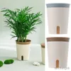 Planters Pots New Self Watering Flower Pot Self-Absorbent Planter Plant Pot Hydroponic Water-free Plant Container Home Office Decoration R230614