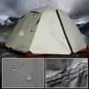 Tentes et Abris Hewolf 1595 Outdoor Double Couche Ultralight Aluminium Pole Imperméable Coupe-Vent Tente de Camping 2.51KG Beach Barraca 230613