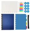 Bule cahier à feuilles mobiles Style concis bloc-notes papeterie planificateur papier à lettres pour étudiants fournitures de bureau scolaire