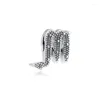 Pedras preciosas soltas faça você mesmo se encaixam em pingentes CKK pulseiras brilhantes contas do zodíaco de escorpião joias de prata esterlina 925
