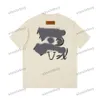 xinxinbuy Hommes designer Tee t-shirt 23ss Retour Lettre Graffiti Imprimer motif manches courtes coton femmes noir blanc S-2XL