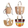 Straw weaving Tote bag designer bags luxurys handbags Shoulder bags Cross body Fashion ladies Purse Lady Handbags Straw Woven shopping bag Summer beach bucket bag