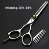 Hair Scissors Left hand 5.5/6-inch barber shop professional hair clippers suitable for barbers in Japan 440C steel cutting salon accessories 230614