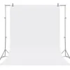 Weißer Fotografie-Studio-Hintergrund-Hintergrund-Bildschirm-Stoff-Vinylgewebe 0,9 x 1,5 m/1,5 x 2,1 m/1,8 x 2,5 m/1,8 x 3 m für Kamera-Studio-Foto-Beleuchtungs-Requisite