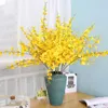 Dried Flowers 95cm Artificial Yellow Silk Simulation Dancing Branches Plants Home Living Room Wedding Decoration