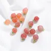 Hanger Kettingen 1PC Leuke Natuurlijke Agaat Perzik Fruit Mode Genezing Gem DIY Accessoires Voor Sieraden Maken