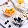 Dinnerware Sets Nordic Luxury Love Phnom Penh Hammer Heart Bowl Creative Personality Glass Fruit Salad Dessert