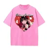 Magliette da uomo Happy Forever Be A Bright Girl T-shirt stampate Uomo Street Abbigliamento oversize Maglietta estiva in cotone Hip Hop Cool Girocollo