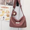 Abendtaschen Ins Frische Campus Nylon Tasche Frauen Mode Lässige Schulter Umhängetasche Schule Geldbörsen und Handtaschen Damen Hand