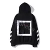 Offes Mens Hoodies Moda Clássico HighQuality Designer Mulheres Moletons Impresso Casual Solto Com Capuz Suéter Roupas High Street Algodão Roupas Branco Top