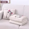 Pillow Multifunctional Linen-style Pillows Are Car S Cartoon Printed Office Air Conditioners Customized Wholesale