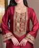Ethnic Clothing Abaya For Women Dubai Turkey Middle East Robe Golden Sequin Dress Jalabiya Moroccan Arab Elegant
