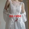 Women's Sleepwear Vintage French Retro Nightdress Princess Style Nightgown Wedding Morning Gown Fairy Home Lounge Costume