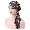 Ethnic Clothing Women Satin Head Scarf Comfortable Sleeping Bonnet Silky Covering Wrap Hair Cap