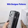 Luxe Triangle P Designer Cell Phone Cases pour iPhone 14plus 14pro 13 12 Pro Max 11 Clear Glitter Rhine Stone Case Bling Shiney 13promax 12promax 11promax Couverture arrière