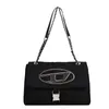 New High Order Nylon Metal Chain Mesh Rouge Sac fourre-tout de grande capacité Simple épaule Underarm Stray Women's Bag