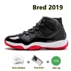 Jumpman 11 Cherry 11s Men basketskor Röd sammet Gamma Blue Neapolitan Bred Cool Grey Midnight Navy UNC Gement Grey Pink Gul Snakesskin Women Sports Sneakers