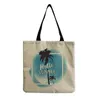 Torby wieczorowe Składany krajobraz plażowy Druk konfigoncjonalny ekologiczny ekologiczny ekologiczny zakup zakupów Nauczyciela prezentowa torba na prezent dla kobiet Tote