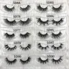 Makeup Tools Mikiwi wholesale 50 pairspack 3D Mink Lashes No packaging Full Strip Lashes Mink False Eyelashes custom box Makeup eyelashes 230613