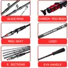 Boat Fishing Rods Sougayilang 18m 21m Lure Rod Carbon Fiber SpinningCasting Protable Travel Pole Tackle 230613