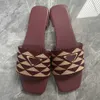 Hausschuhe, bestickte Stoff-Slides, Hausschuhe, Schwarz, Beige, mehrfarbig, Stickerei, Pantoletten, Damen-Flip-Flops, lässige Sandalen, Sommer-Leder, flache Slide Ru J230614