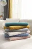 Housses de chaise couleur unie canapé serviette douce en peluche housse de canapé pour salon baie vitrée Pad décor en forme de L 230613