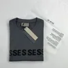 esse t shirt hommes t shirts designer tshirt marque de mode high street unisexe pur coton poitrine lettre imprimer t-shirts sports d'été lâche vert t-shirts occasionnels à manches courtes