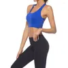 Yoga outfit bh kvinnor stor storlek solid sexig anti-sagging väst sport underkläder sommar andas löpning träning fitness träning slitage