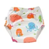 Tygblöjor Vattentät återanvändbar bomull Baby Training Pants Spädbarn Cartoon Shorts Underkläder Baby Tygblöjor Tusor Trosor Nappy Byt 230614