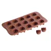 Moldes para Assar 15 Grades Fofo Cabeça de Porco Bolo Doces Chocolate Sile Mods Ferramentas Fondant 3D Faça Você Mesmo Cozinha Artesanal Acessórios para Moldes de Biscoitos Dr Dhhft