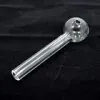 2016 Pyrex Стеклянная масляная труба прозрачная стеклянная масляная горелка Стеклянная труба масляная труба густая прозрачная