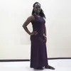 Etnische Kleding 2023 Fashion Design Afrikaanse Dashiki Mouwloze Jurk Casual Bloemenprint Slanke Sexy Jurken