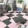 Carpets 10Pcs/Lot Flannel Carpet Bedroom Mat Soft And Safe Child Baby Rug Stitching Living Room Art E11284 Drop Delivery Home Garden Dhjbd