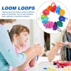 Gift Wrap Elastic Braided Rope Loom Bands Refill Pot Holder Kit Adults Refills Potholder Kids DIY Crafts Supplies Weaving