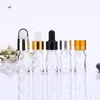 Transparent Glass Liquid Reagent Pipette Bottles Eye Dropper Aromatherapy 5ml-100ml Essential Oils Perfumes bottles wholesale free DHL Baeko