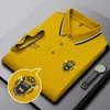 Erkek Polos Nakış Golf Polo Tişörtleri Erkekler için Giyim Camisetas Maskulina Üstleri Ropa Playeras Hombre Roupas Maskülinas Kısa Kollu Tees 230613