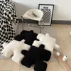 Pillow Nordic Style Black And White Puzzle Home Sofa Tatami Foot Mat Decorative