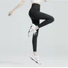 Active Pants Yoga Leggeing Women Fitness High midje Sport Push Up Compression Leggings Gym Träning Övning ELASTISK LENGING FEMME